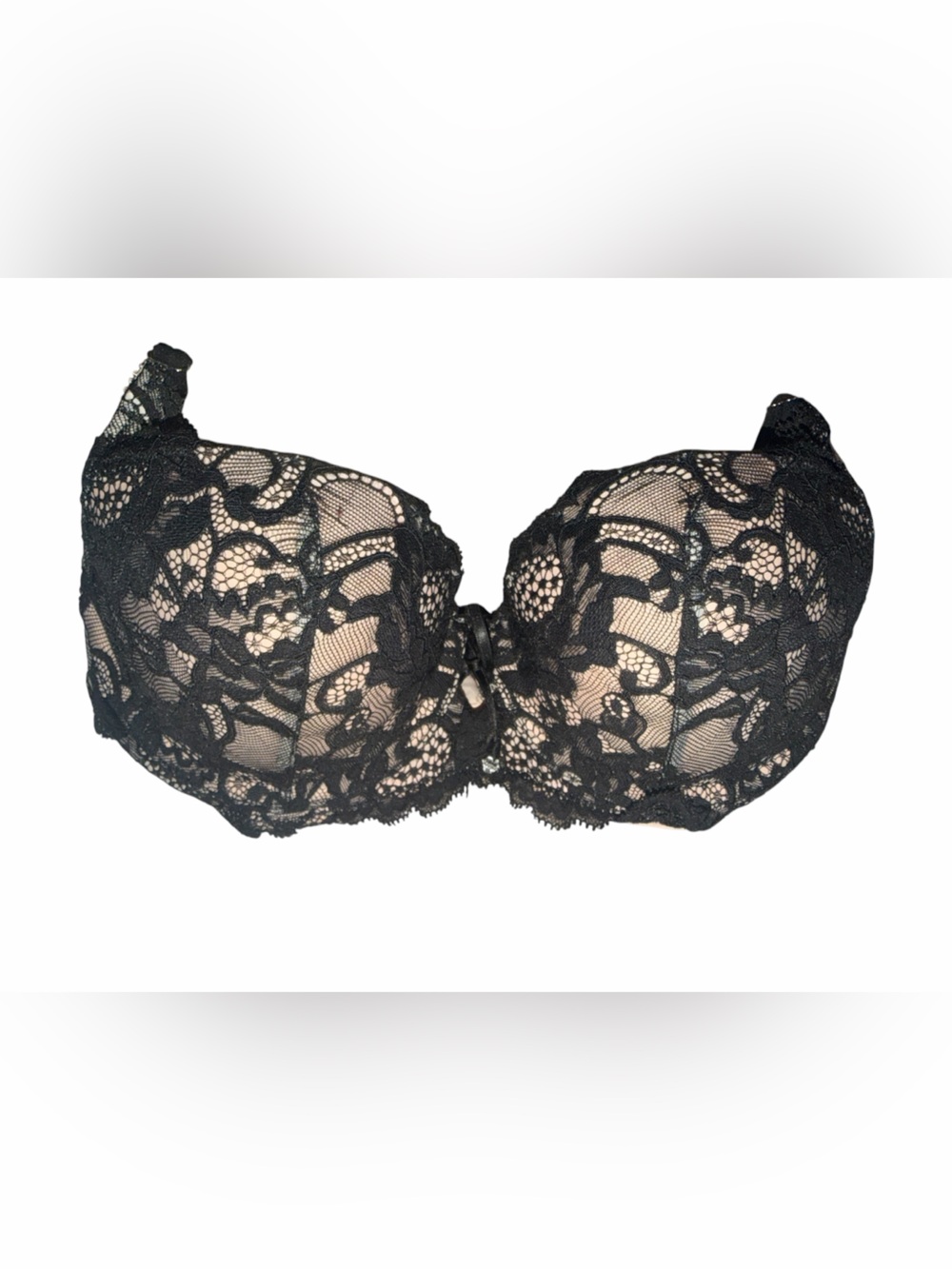 Victoria's Secret Black Lace Push-Up Bra 32C